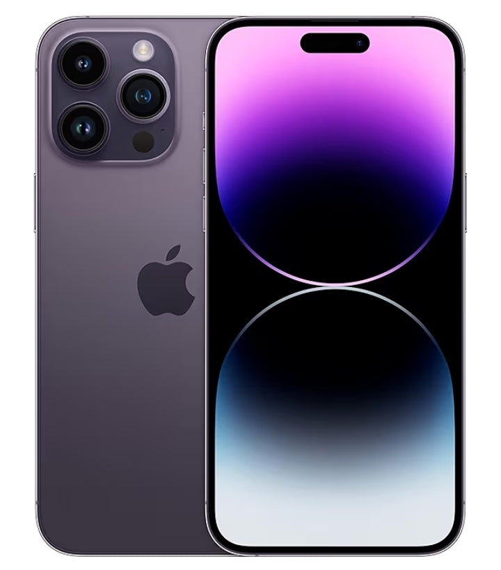 مجدد ابل موبايل ايفون 14 برو ماكس (256 جيجابايت) - ارجواني داكن (مجدد