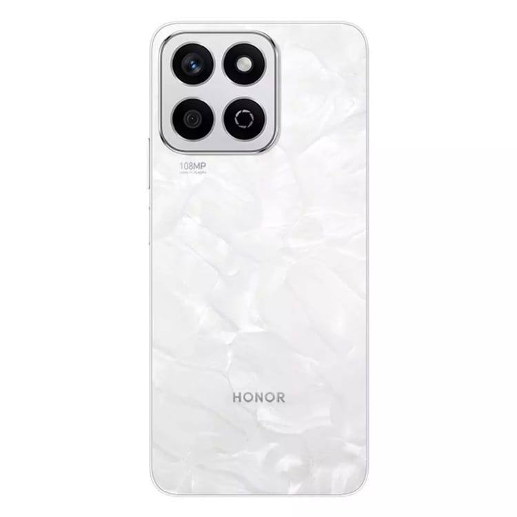 Honor X7c 5G Smartphone, 4 GB RAM, 256 GB Storage, Moonlight White
